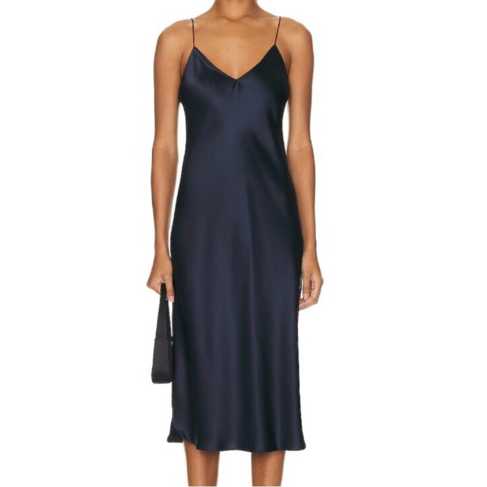 Nili Lotan Slip Dress | Navy | Size XS
